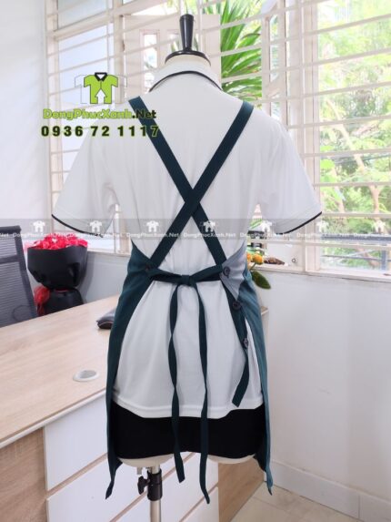 tạp dề vải kaki thun