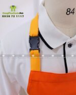 tạp dề vải kaki cotton 100
